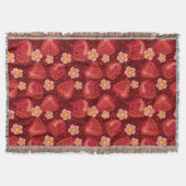 Erdbeermuster 2 2 decke (Vorderseite)