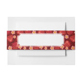 Erdbeermuster 2 2 einladungsbanderole (Vorderseite Beispiel)