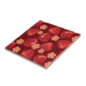 Erdbeermuster 2 2 fliese (Seite)