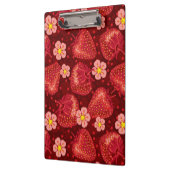 Erdbeermuster 2 2 klemmbrett (Links)