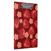 Erdbeermuster 2 2 klemmbrett (Rechts)