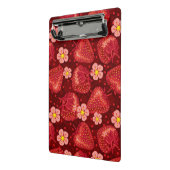 Erdbeermuster 2 2 mini klemmbrett (Gewinkelt2)