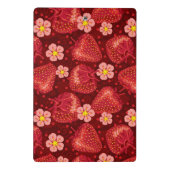 Erdbeermuster 2 2 mini klemmbrett (Rückseite)