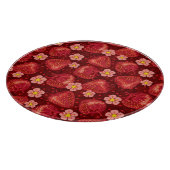 Erdbeermuster 2 2 schneidebrett (Ecke)