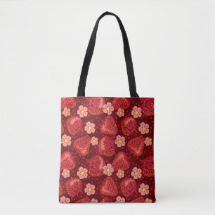 Erdbeermuster 2 2 tasche