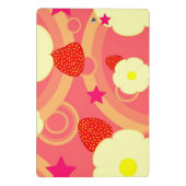 Erdbeermuster 2 mini klemmbrett (Rückseite)