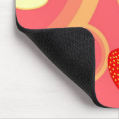 Erdbeermuster 2 mousepad (Ecke)