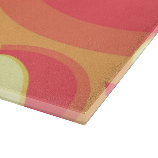 Erdbeermuster 2 schneidebrett (Ecke)