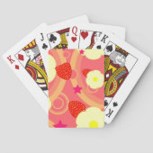 Erdbeermuster 2 spielkarten (Rückseite)