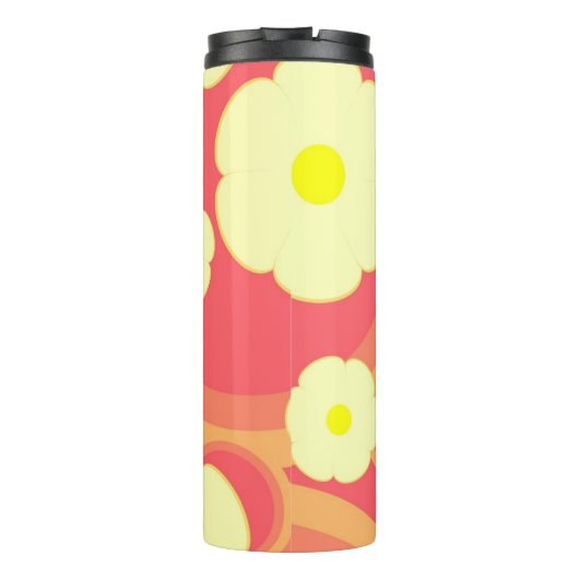 Erdbeermuster 2 thermosbecher (Rückseite)