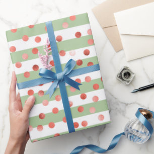 Erdbeermuster-Baby-Party  Geschenkpapier