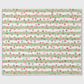 Erdbeermuster-Baby-Party  Geschenkpapier (Flach)