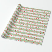 Erdbeermuster-Baby-Party  Geschenkpapier (Ungerollt)