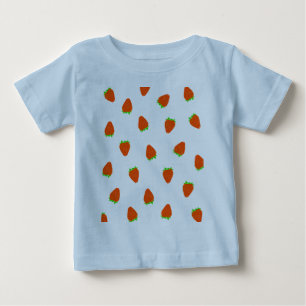 Erdbeermuster Baby T-shirt