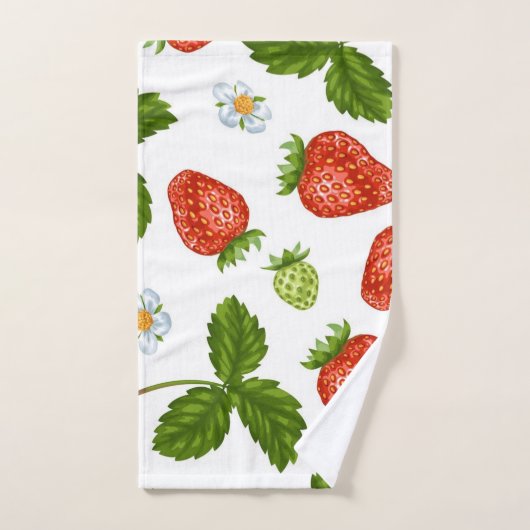 Erdbeermuster Badhandtuch Set (Handtuch)