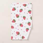 Erdbeermuster Badhandtuch Set (Handtuch)