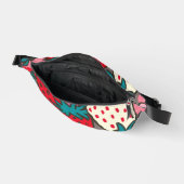 Erdbeermuster Bauchtasche (Offen)