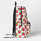 Erdbeermuster Bedruckter Rucksack (Links)
