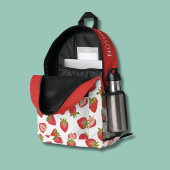Erdbeermuster Bedruckter Rucksack