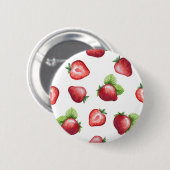 Erdbeermuster Button (Vorne & Hinten)
