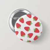 Erdbeermuster Button (Vorne & Hinten)