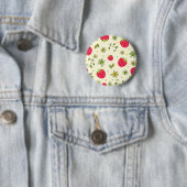 Erdbeermuster Button (Beispiel)