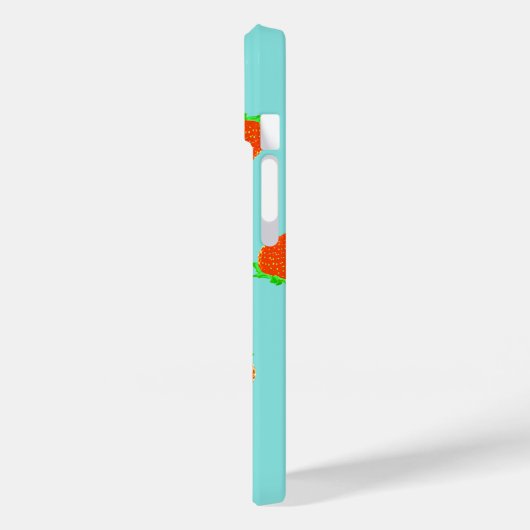 Erdbeermuster Case-Mate iPhone Hülle (Rückseite / Links)