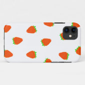 Erdbeermuster Case-Mate iPhone Hülle (Rückseite (Horizontal))