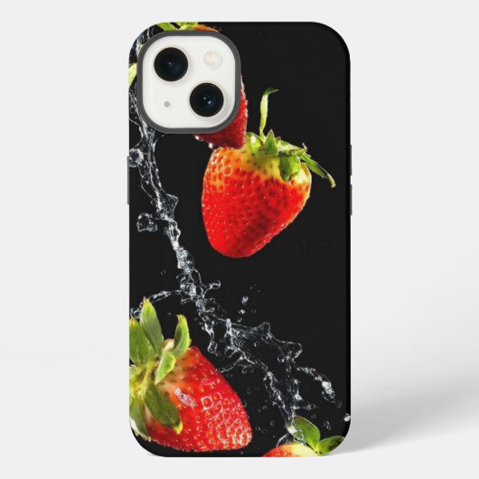 Erdbeermuster Case-Mate iPhone-Hülle iPhone Hülle (Rückseite)