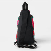 Erdbeermuster Crossbody Bag (Rückseite)