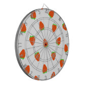 Erdbeermuster Dartscheibe (Vorderseite Links)