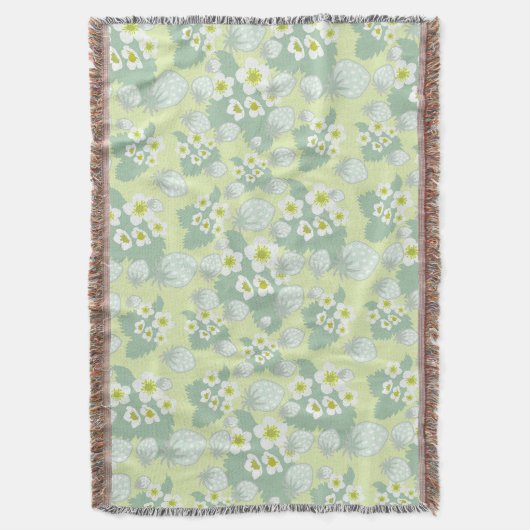 Erdbeermuster Decke (Vorderseite Vertikal)