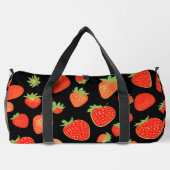 Erdbeermuster Duffle Bag (Rückseite)