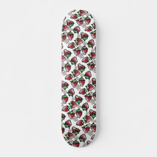 Erdbeermuster Erdbeeren für immer Skateboard