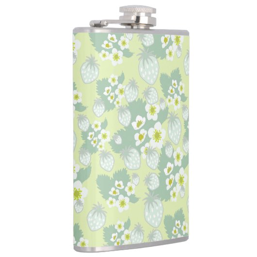 Erdbeermuster Flachmann (Rechts)