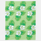 Erdbeermuster Fleecedecke (Vorderseite)