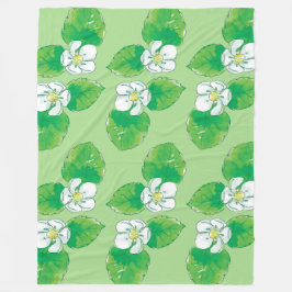 Erdbeermuster Fleecedecke