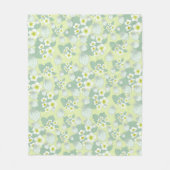 Erdbeermuster Fleecedecke (Vorderseite)