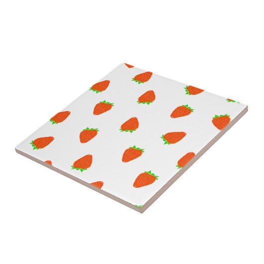 Erdbeermuster Fliese (Seite)