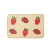 Erdbeermuster für Früchte im Sommer gute Gesichtsb Badematte (Vorderseite)