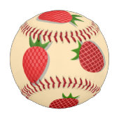 Erdbeermuster für Früchte im Sommer gute Gesichtsb Baseball (Rückseite)