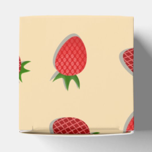Erdbeermuster für Früchte im Sommer gute Gesichtsb Geschenkschachtel (Oben)
