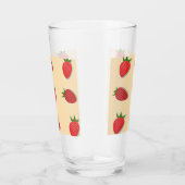 Erdbeermuster für Früchte im Sommer gute Gesichtsb Glas (Rechts)