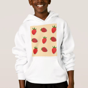 Erdbeermuster für Früchte im Sommer gute Gesichtsb Hoodie