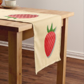 Erdbeermuster für Früchte im Sommer gute Gesichtsb Mittelgroßer Tischläufer (Beispiel)