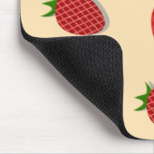 Erdbeermuster für Früchte im Sommer gute Gesichtsb Mousepad (Ecke)