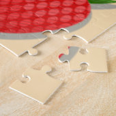 Erdbeermuster für Früchte im Sommer gute Gesichtsb Puzzle (Seite)