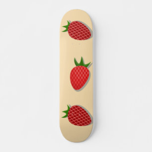 Erdbeermuster für Früchte im Sommer gute Gesichtsb Skateboard