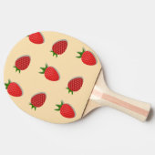 Erdbeermuster für Früchte im Sommer gute Gesichtsb Tischtennis Schläger (Seitenansicht)