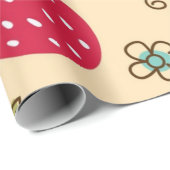 Erdbeermuster Geschenkpapier (Rolleneckpunkt)